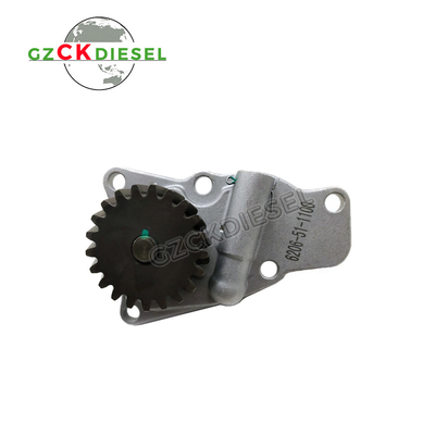 Bomba de aceite 6206-51-1100 para la excavadora Komatsu 6D95L 4D95 Motor PC100-3