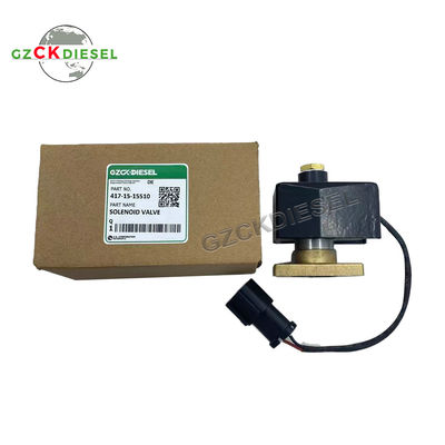 Nueva válvula de solenoide de alta calidad 417-15-15510 para la cargadora Komatsu WA100-1 WA100-3A WA120-1 WA120-3